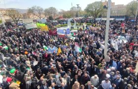 برگزاری راهپیمایی حمایت از غزه و عملیات سپاه در آذربایجان شرقی